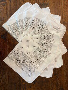 SET OF 9 BANDANNAS